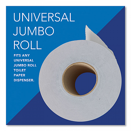 Essential JRT Jumbo Roll Bathroom Tissue, Septic Safe, 2-Ply, 3.55