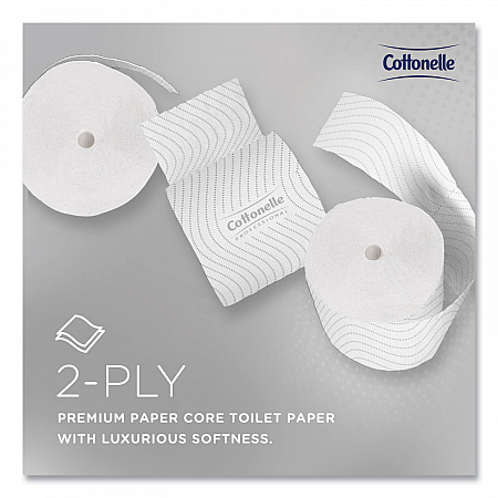 Clean Care Bathroom Tissue, Septic Safe, 2-Ply, White, 900 Sheets/Roll, 36 Rolls/Carton (53862CT)