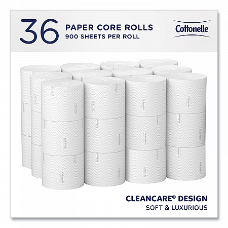 Clean Care Bathroom Tissue, Septic Safe, 2-Ply, White, 900 Sheets/Roll, 36 Rolls/Carton (53862CT)