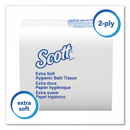 Hygienic Bath Tissue, Septic Safe, 2-Ply, White, 250 Sheets/Pack, 36 Packs/Carton (48280)
