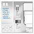 Pro Small Core High Capacity/SRB Bath Tissue, Septic Safe, 2-Ply, White, 1,100 Sheets/Roll, 36 Rolls/Carton (47305)