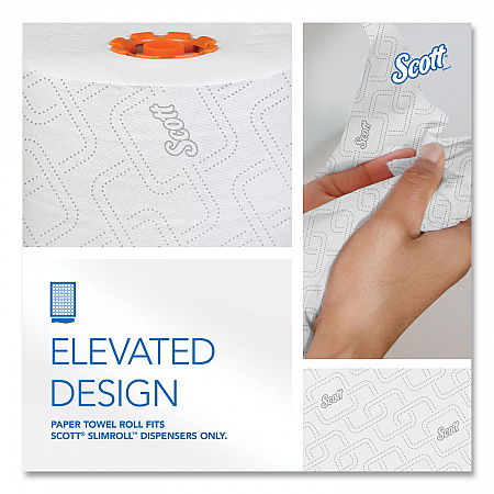 Slimroll Towels, 1-Ply, 8
