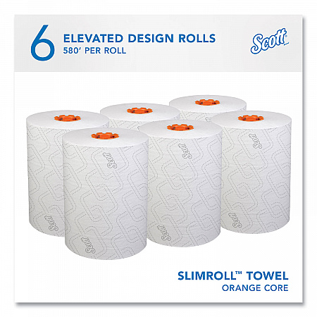 Slimroll Towels, 1-Ply, 8