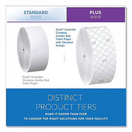 Essential Coreless JRT, Septic Safe, 2-Ply, 3.75