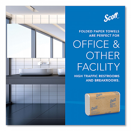 Essential Multi-Fold Towels, Plus Tier, Absorbency Pockets, 1-Ply, 9.2 x 9.4, White, 250/Packs, 16 Packs/Carton (01804)
