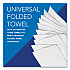 Pro Scottfold Towels, 1-Ply, 7.8 x 12.4, White, 175 Towels/Pack, 25 Packs/Carton (01960)