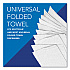 Pro Scottfold Towels, 1-Ply, 9.4 x 12.4, White, 175 Towels/Pack, 25 Packs/Carton (01980)
