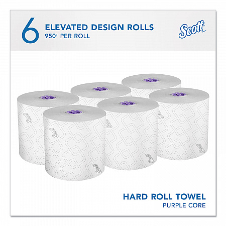 Essential High Capacity Hard Roll Towel, 1-Ply, 8