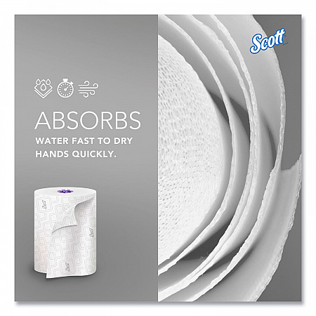 Essential High Capacity Hard Roll Towel, 1-Ply, 8