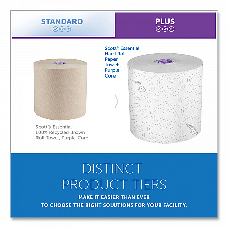 Essential High Capacity Hard Roll Towel, 1-Ply, 8