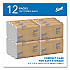 Multi-Fold Towels, Absorbency Pockets, 1-Ply, 9.2 x 9.4, White, 250 Sheets/Pack, 12 Packs/Carton (03650)
