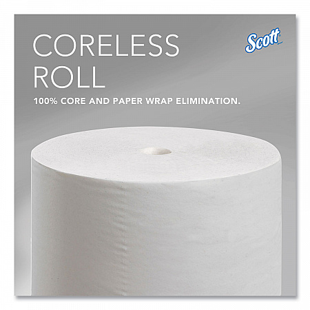 Essential Coreless SRB Bathroom Tissue, Septic Safe, 2-Ply, White, 1,000 Sheets/Roll, 36 Rolls/Carton (04007)