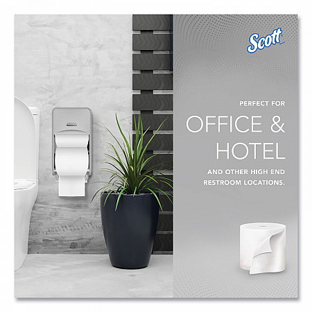 Essential Coreless SRB Bathroom Tissue, Septic Safe, 2-Ply, White, 1,000 Sheets/Roll, 36 Rolls/Carton (04007)