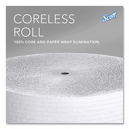 Essential Coreless JRT, Septic Safe, 1-Ply, 3.75