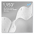 Pro Hard Roll Paper Towels with Elevated Scott Design for Scott Pro Dispenser, Blue Core Only, 1-Ply, 1,150 ft, 6 Rolls/CT (25702)