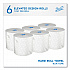 Pro Hard Roll Paper Towels with Elevated Scott Design for Scott Pro Dispenser, Blue Core Only, 1-Ply, 1,150 ft, 6 Rolls/CT (25702)