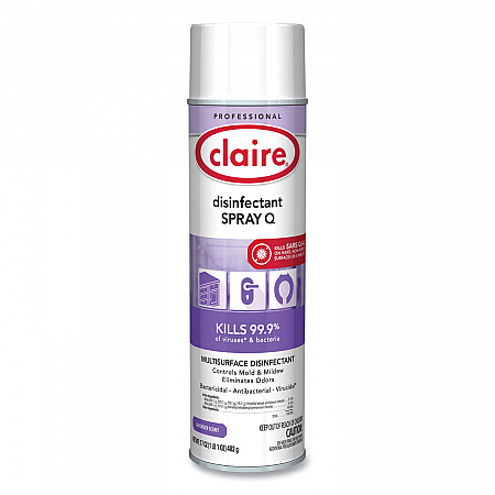 Spray Q Disinfectant. Lavender Scent, 17 oz Aerosol Spray, Dozen (1003)