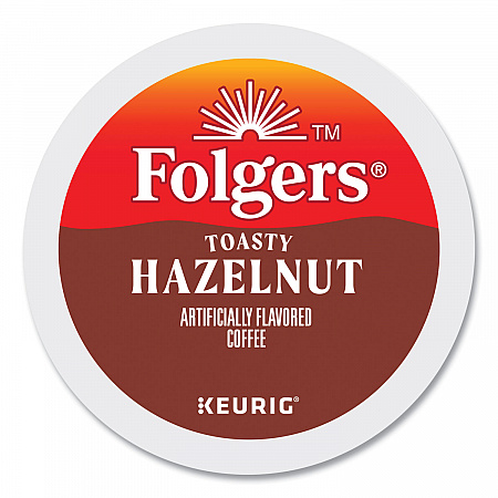 Toasty Hazelnut Coffee K-Cups, 24/Box (0162)