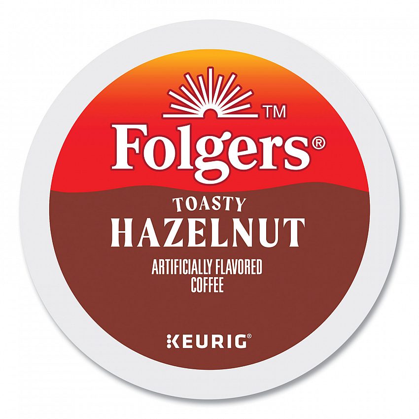 Toasty Hazelnut Coffee K-Cups, 24/Box (0162)