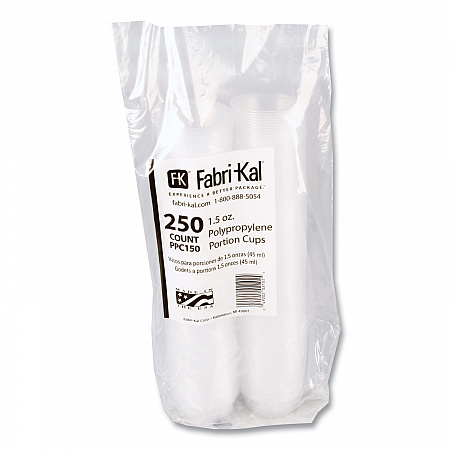 Portion Cups, 1.5 oz, Plastic, Clear, 250/Sleeve, 10 Sleeves/Carton (PPC150)