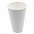 Paper Hot Cups, Double-Walled, 16 oz, White, 25/Pack (DW16HCUPPK)