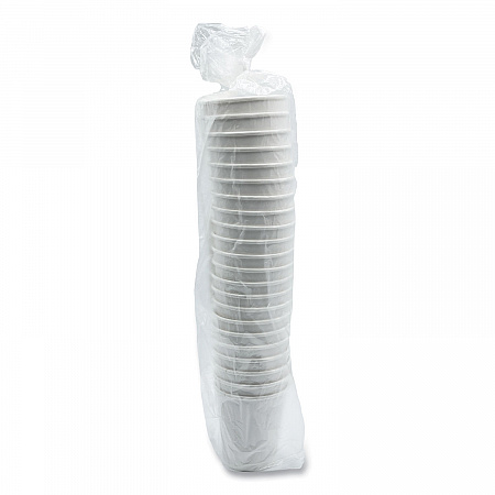 Paper Hot Cups, Double-Walled, 10 oz, White, 25/Pack (DW10HCUPPK)