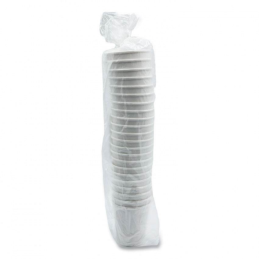 Paper Hot Cups, Double-Walled, 10 oz, White, 25/Pack (DW10HCUPPK)