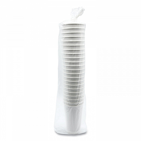 Paper Hot Cups, Double-Walled, 16 oz, White, 25/Pack (DW16HCUPPK)