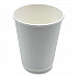 Paper Hot Cups, Double-Walled, 12 oz, White, 25/Pack (DW12HCUPPK)