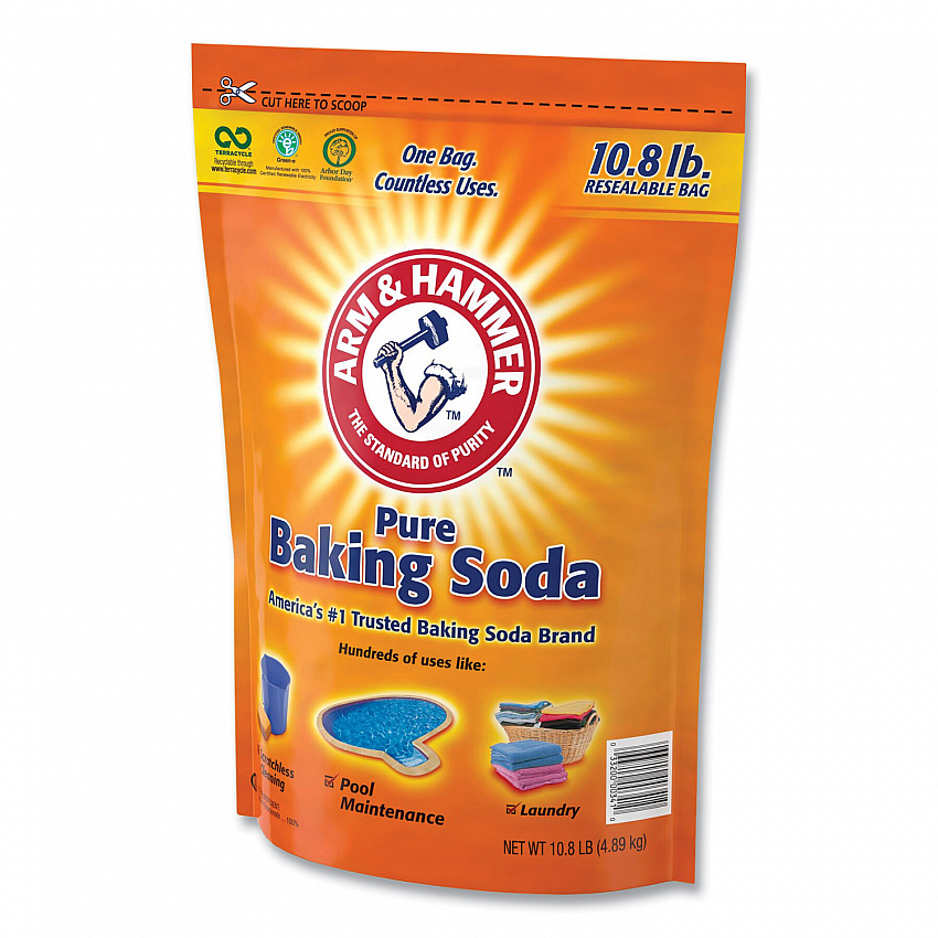 Baking Soda, 10.8 lb Resealable Bag (3320000341EA)