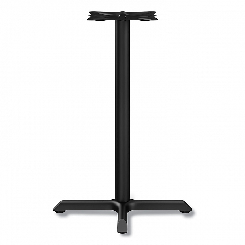 Alera Hospitality Series Single-Column Bases, 27.5" Diameter, 28.5"h, 300 lb Cap, Steel, Black (TBH283B)