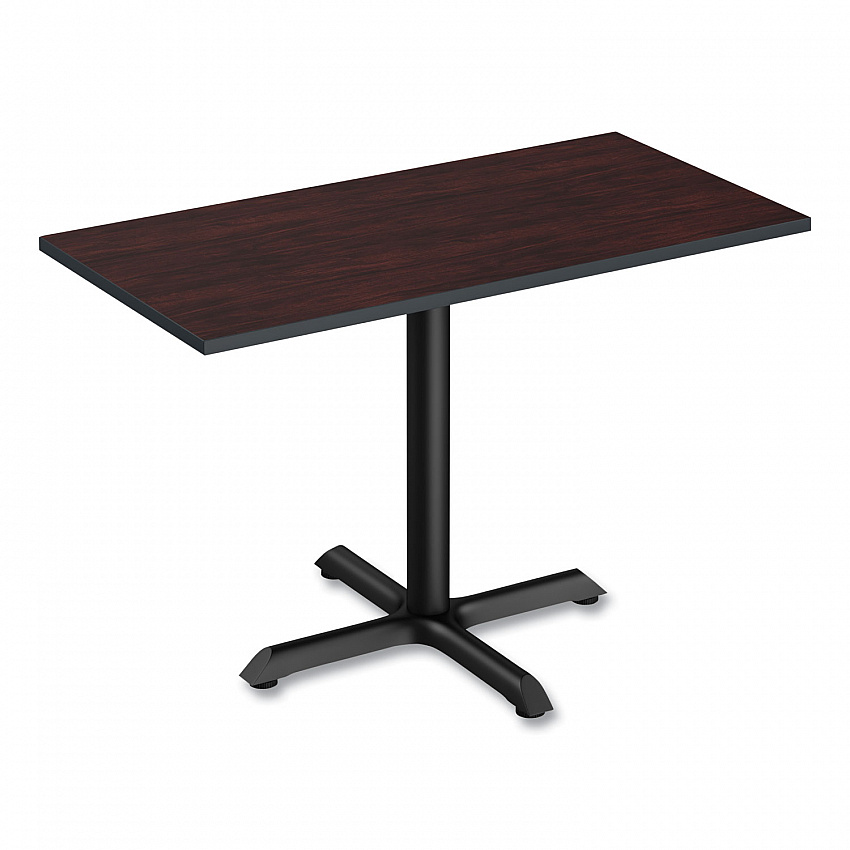 Alera Hospitality Series Single-Column Bases, 27.5" Diameter x 40.38"h, 300 lb Cap, Steel, Black (TBH423B)