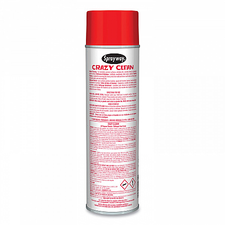 Crazy Clean All Purpose Cleaner, Floral Scent, 19 oz Aerosol Spray, Dozen (031)