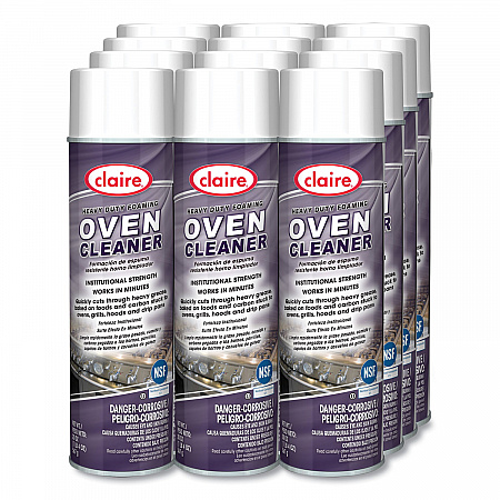 Heavy Duty Foaming Oven Cleaner, 20 oz Aerosol Spray, 12/Carton (824)