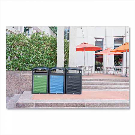 Medium Prelabeled Compost Waste Panels for Tailor and Landmark Series Containers, 20.72
