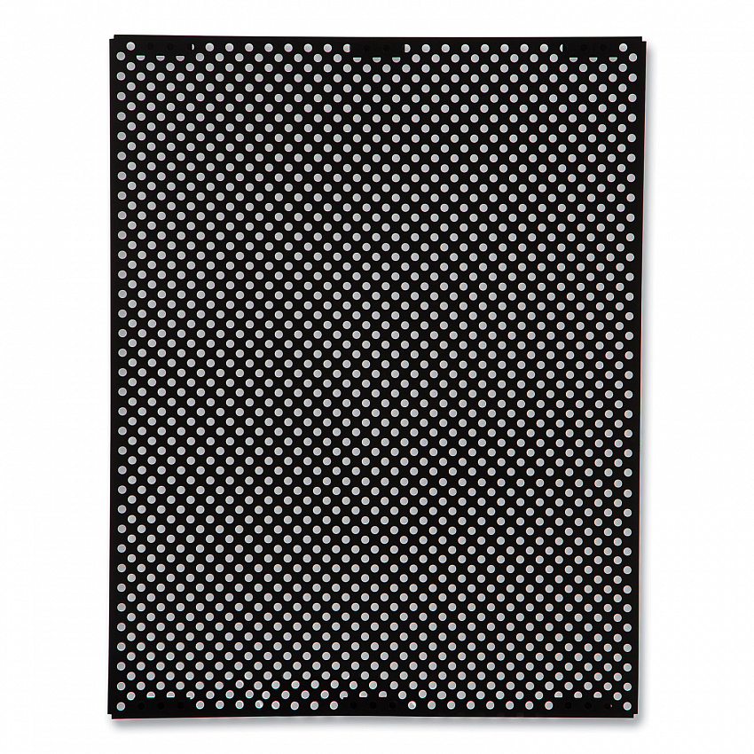 Medium General Purpose Perforated Panels for Tailor and Landmark Series Containers, 20.72" x 0.5" x 27.95", Black, 4/Carton (2182610)