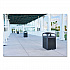 TAILOR Decorative Outdoor Waste Receptacle Frames, 51 gal, Metal, Black (2182678)