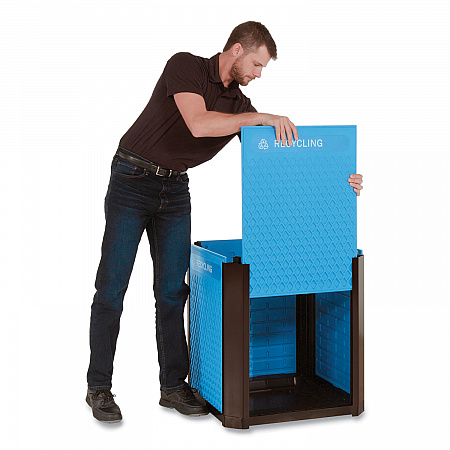 Medium Prelabeled Recycled Waste Panels for Tailor and Landmark Series Containers, 20.72