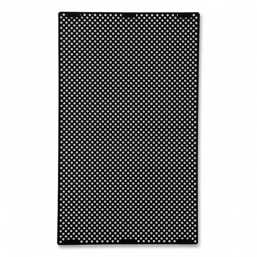Large General Purpose Perforated Panels for Tailor and Landmark Series Containers, 20.72" x 0.5" x 34.33", Black, 4/Carton (2182676)