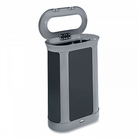 ENHANCE Series Waste Receptacle, 13 gal, Metal, Pearl Gray/Umbra Gray (2172851)