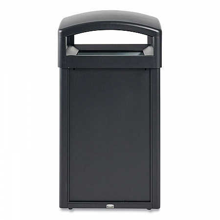 TAILOR Decorative Outdoor Waste Receptacle Frames, 51 gal, Metal, Black (2182678)