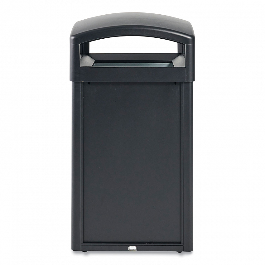TAILOR Decorative Outdoor Waste Receptacle Frames, 51 gal, Metal, Black (2182678)
