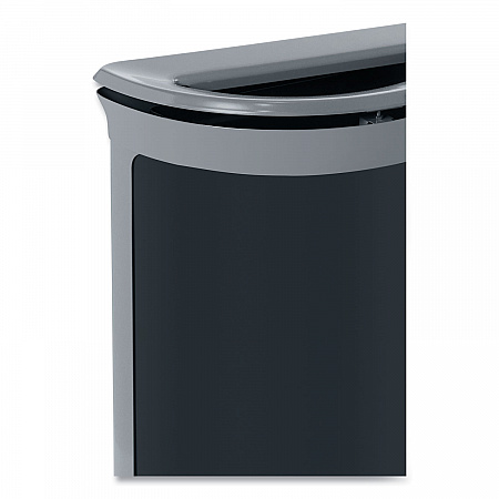 ENHANCE Series Waste Receptacle, 11.5 gal, Metal, Umbra Gray/Pearl Gray (2172845)