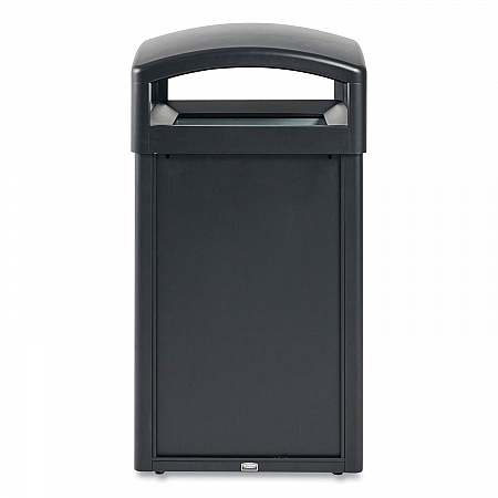 TAILOR Decorative Outdoor Waste Receptacle Frames, 51 gal, Metal, Black (2182678)