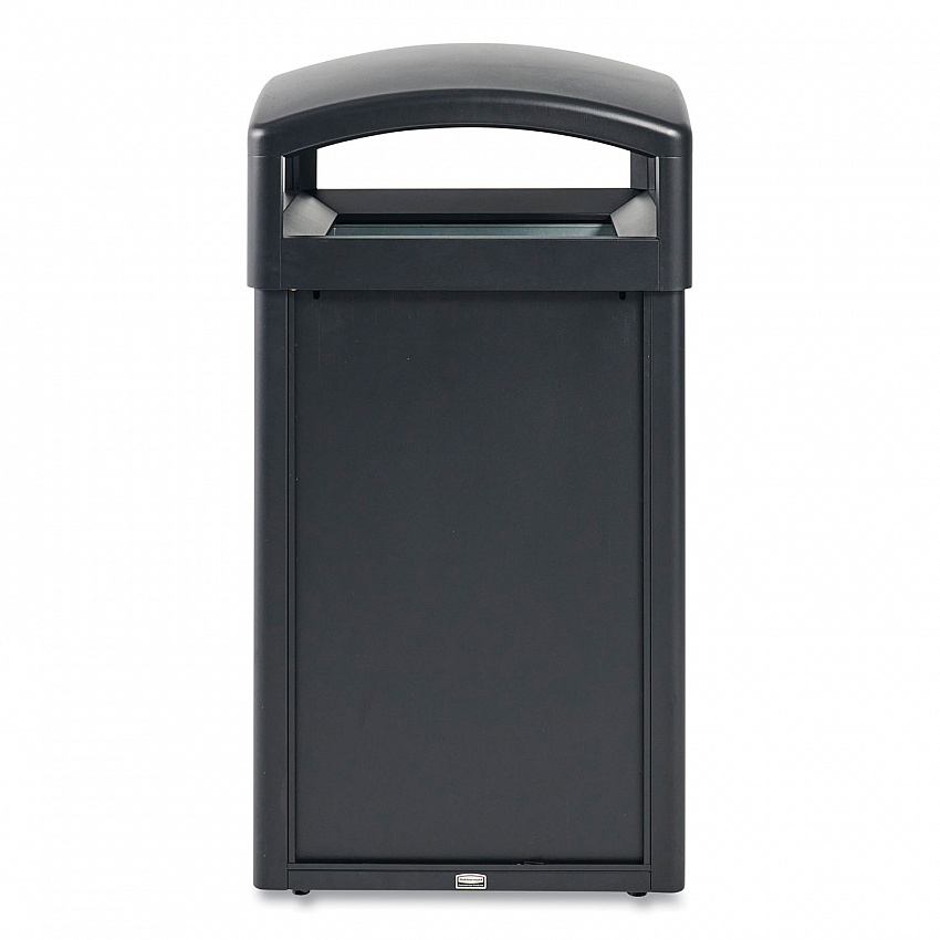 TAILOR Decorative Outdoor Waste Receptacle Frames, 51 gal, Metal, Black (2182678)