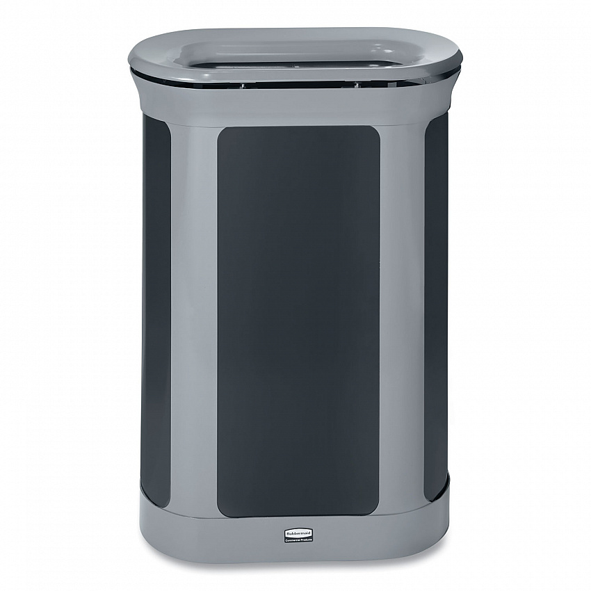 ENHANCE Series Waste Receptacle, 13 gal, Metal, Pearl Gray/Umbra Gray (2172851)