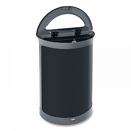 ENHANCE Series Waste Receptacle, 11.5 gal, Metal, Umbra Gray/Pearl Gray (2172845)