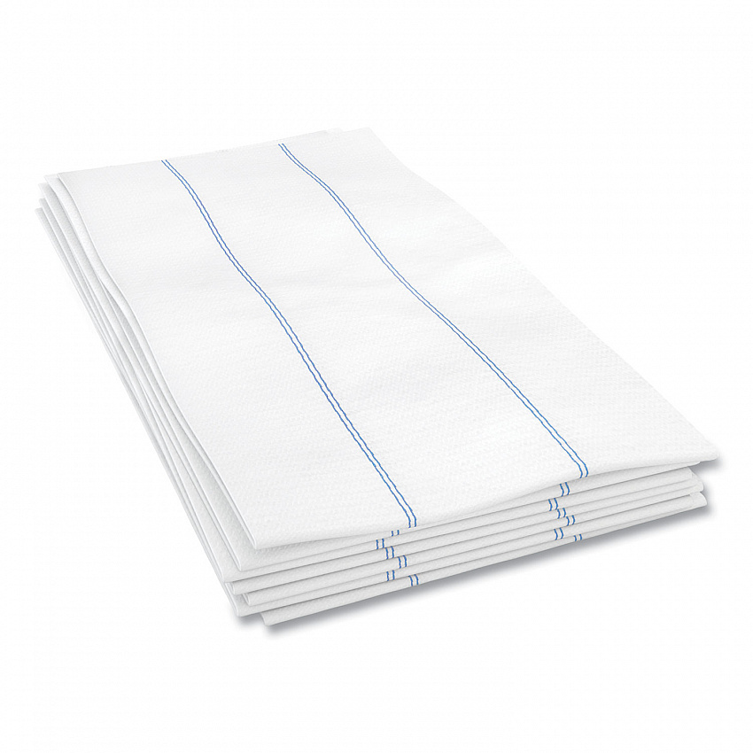 Tuff-Job Foodservice Towels, 1/4 Fold, 13 x 24, White/Blue, 72/Carton (W930)