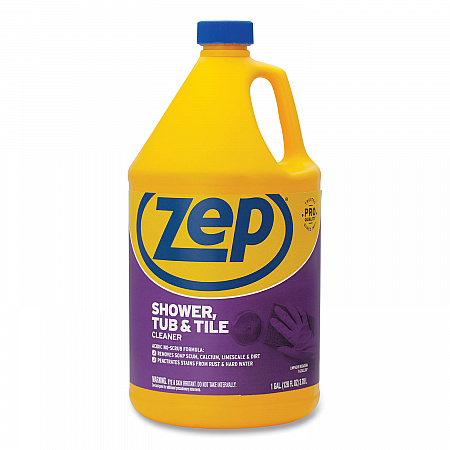 Shower Tub and Tile Cleaner, 1 gal, 4/Carton (ZUSTT128A)