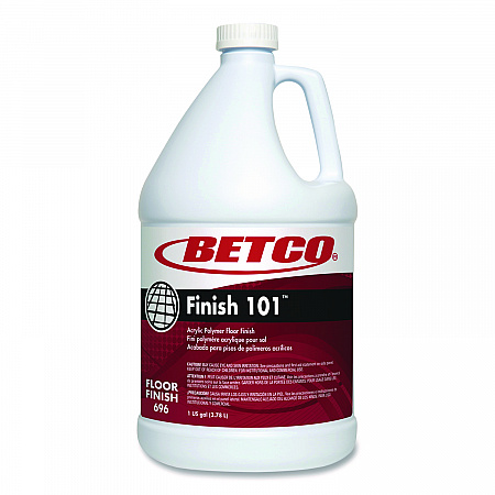 Finish 101 Floor Finish, 1 gal Bottle, 4/Carton (6960400)